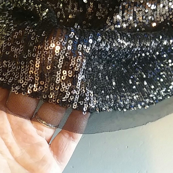 Free People gold rush  mini silver sequin dress - Picture 5 of 8